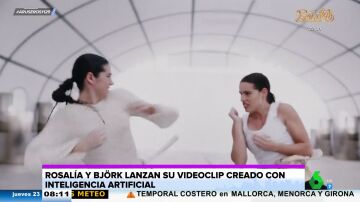 Rosalía y Björk estrenan videoclip juntas, pero sin 'juntarse': la 'magia' de la Inteligencia Artificial