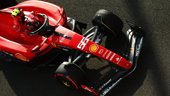 Carlos Sainz, con el Ferrari Carlos Sainz, con el Ferrari
