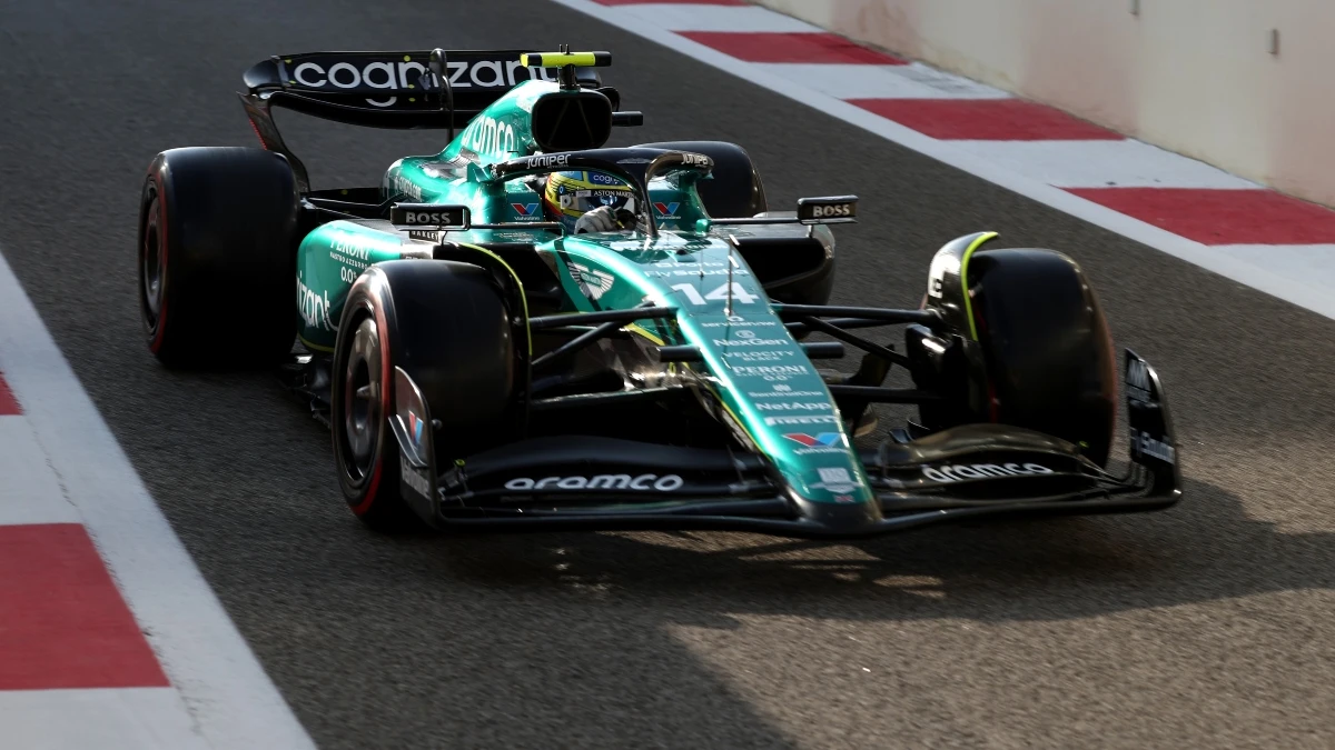 Fernando Alonso, en Abu Dhabi