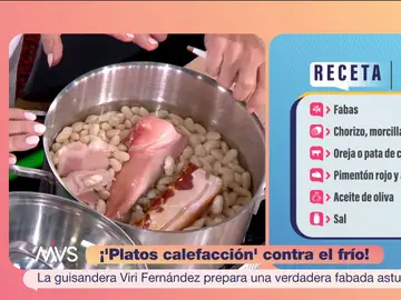 La guisandera Viri Fernández te explica cómo hacer la verdadera fabada asturiana en cinco minutos
