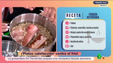 La guisandera Viri Fernández te explica cómo hacer la verdadera fabada asturiana en cinco minutos