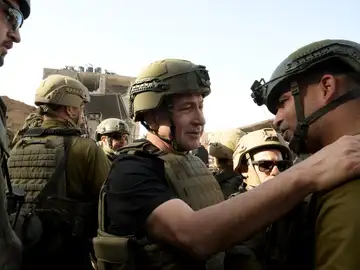 Netanyahu entra en la Franja de Gaza por primera vez desde que estalló la guerra con Hamás.