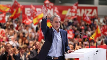 José Luis Rodríguez Zapatero, en el acto del PSOE