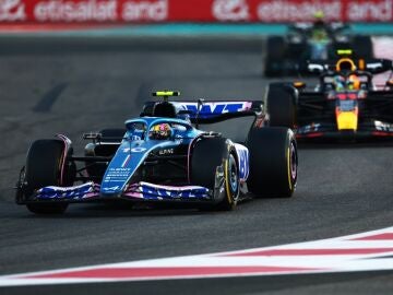 Pierre Gasly, por delante de P&eacute;rez en Abu Dhabi