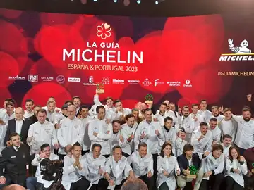 Una imagen de la gala de las estrellas Michelin en 2023