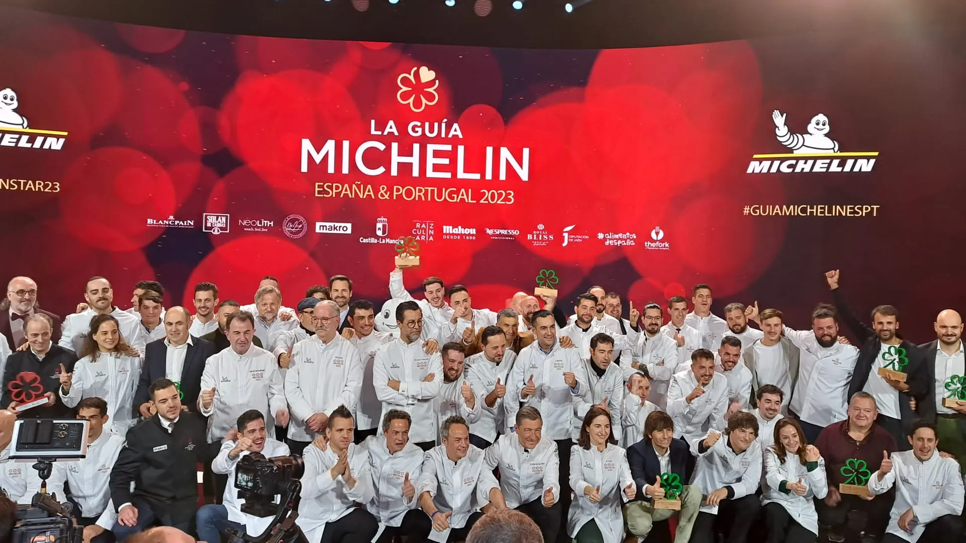 Una imagen de la gala de las estrellas Michelin en 2023