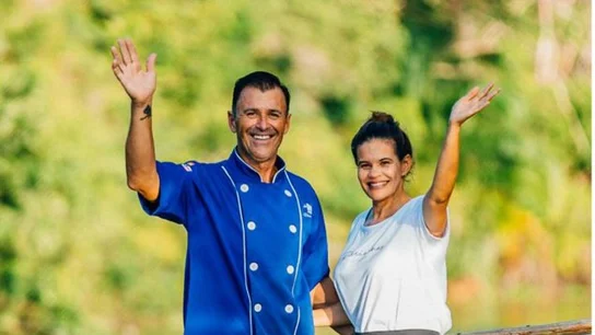 El chef David Peregrina y su mujer Erika da Silva El chef David Peregrina y su mujer Erika da Silva