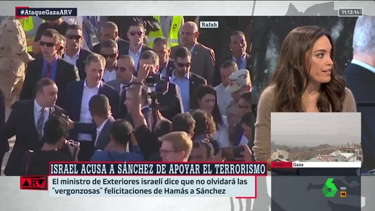 Marta García Aller, tajante: "Es mentira que el Gobierno esté a favor de Hamás" Marta García Aller, tajante: "Es mentira que el Gobierno esté a favor de Hamás"