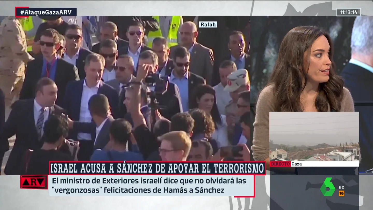 Marta García Aller, tajante: "Es mentira que el Gobierno esté a favor de Hamás" Marta García Aller, tajante: "Es mentira que el Gobierno esté a favor de Hamás"