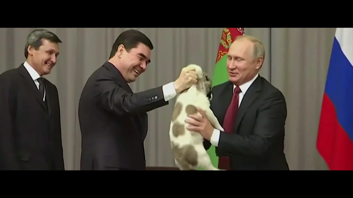 Jalis de la Serna, al saber que el presidente de Turkmenistán regaló un perro a Putin: "Ojalá los trate mejor que a las personas" Jalis de la Serna, al saber que el presidente de Turkmenistán regaló un perro a Putin: "Ojalá los trate mejor que a las personas"