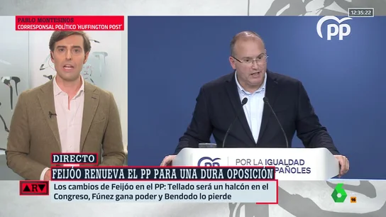 Pablo Montesinos, sobre Miguel Tellado: "Es el hombre más importante del PP después de Feijóo" Pablo Montesinos, sobre Miguel Tellado: "Es el hombre más importante del PP después de Feijóo"