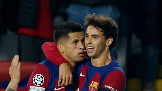 Joao Cancelo y Joao Félix Joao Cancelo y Joao Félix