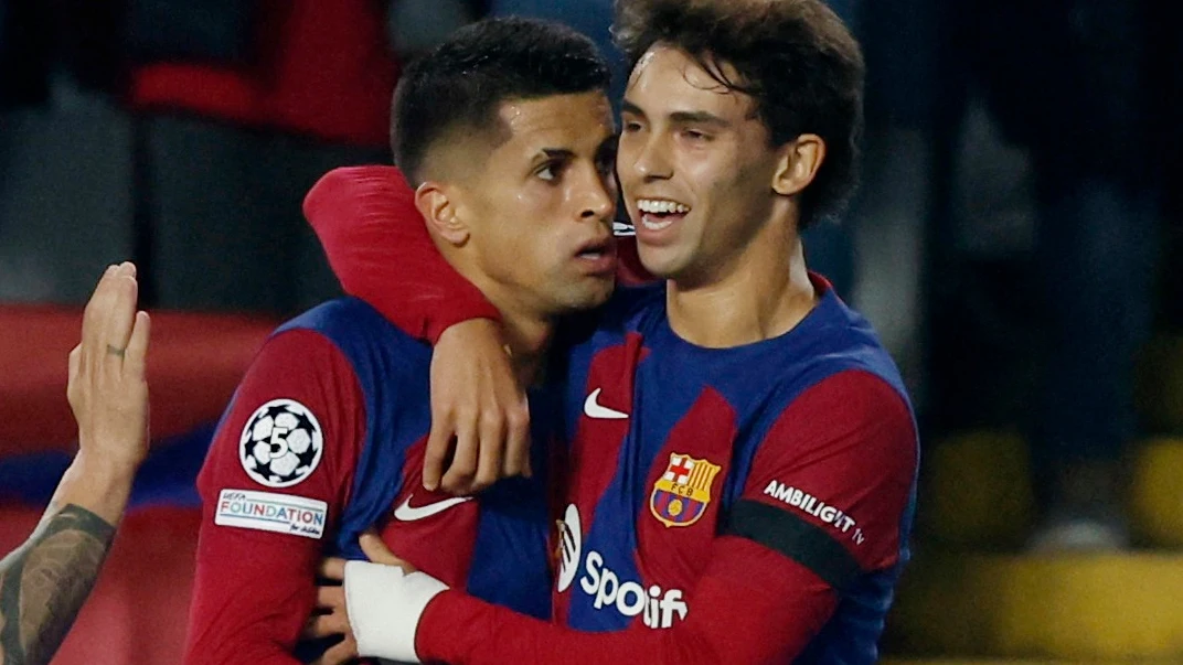 Joao Cancelo y Joao Félix