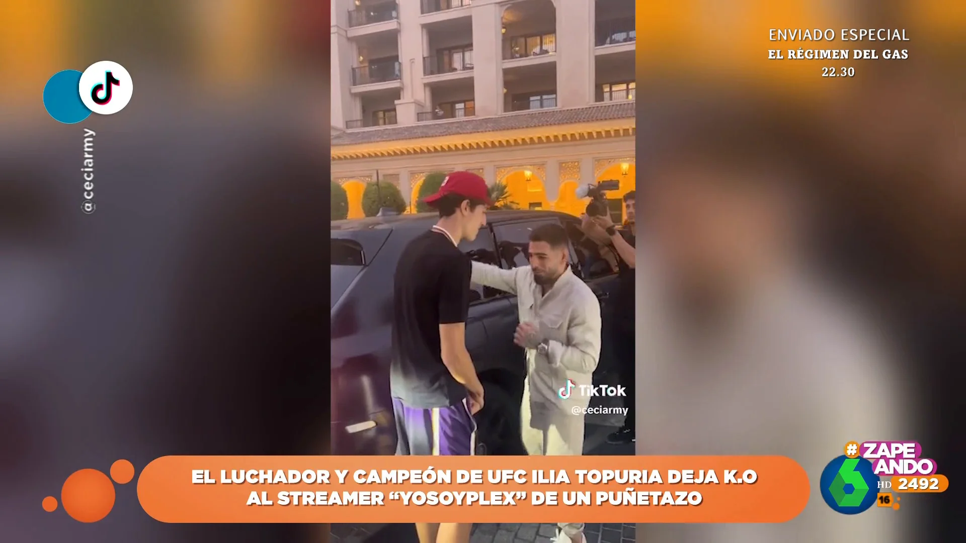 Así deja KO el luchador Ilia Topuria a dos conocidos 'streamers': "Ese hígado es fuagrás"