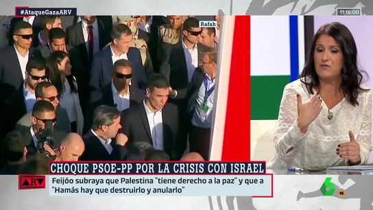 Imma Lucas, tras las críticas del PP a Sánchez sobre Israel: "No cabe ningún 'show 'político ante un drama humanitario" Imma Lucas, tras las críticas del PP a Sánchez sobre Israel: "No cabe ningún 'show 'político ante un drama humanitario"