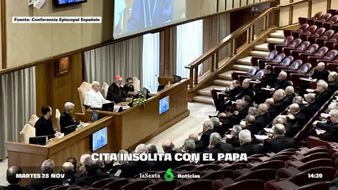 El papa evita hablar sobre abusos sexuales en la iglesia con los obispos españoles