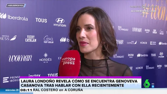 Laura Londoño desvela su charla con Genoveva Casanova tras sus fotos con el príncipe de Dinamarca: "Me lo contó muerta de la risa" Laura Londoño desvela su charla con Genoveva Casanova tras sus fotos con el príncipe de Dinamarca: "Me lo contó muerta de la risa"
