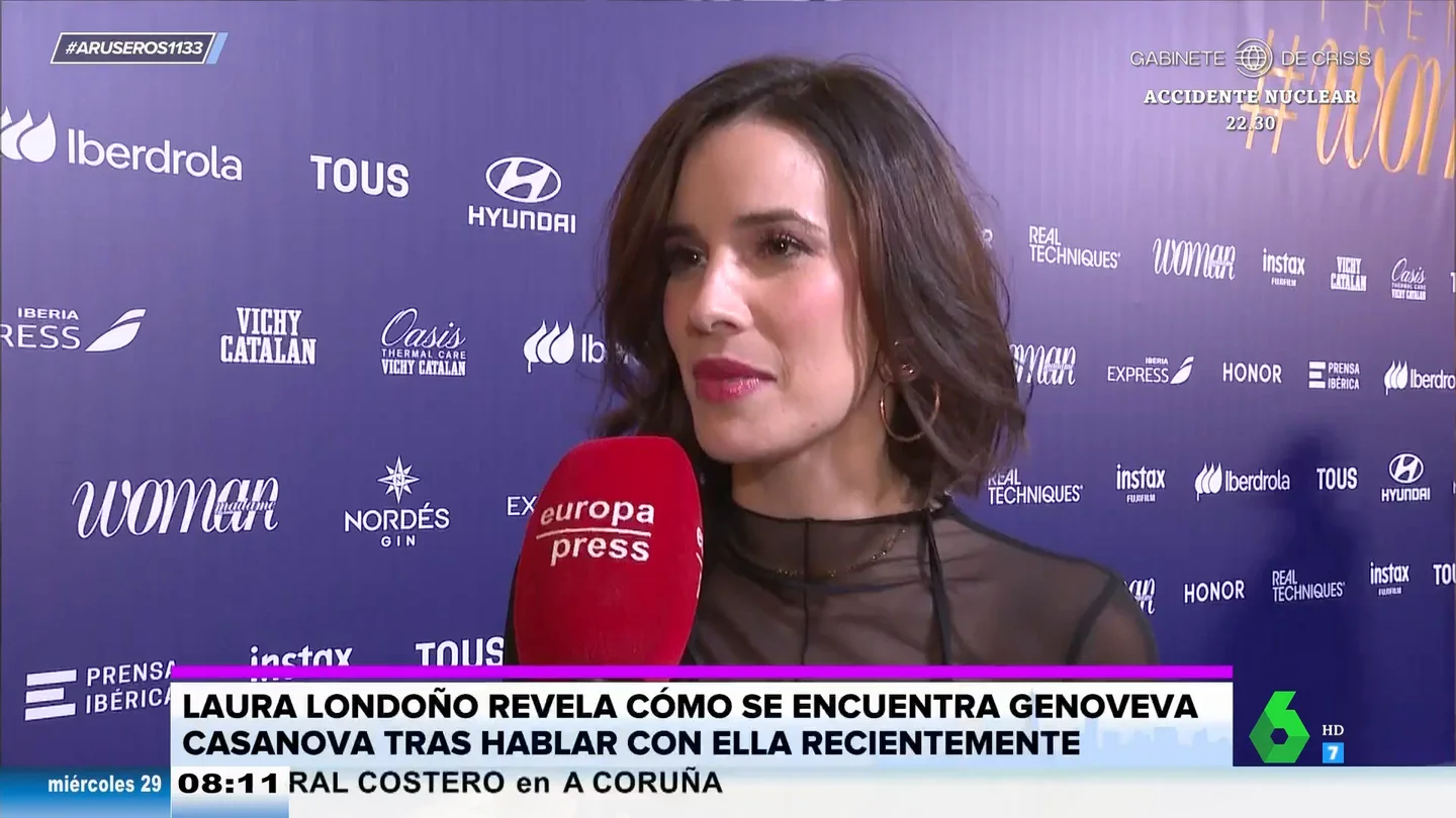 Laura Londoño desvela su charla con Genoveva Casanova tras sus fotos con el príncipe de Dinamarca: "Me lo contó muerta de la risa" Laura Londoño desvela su charla con Genoveva Casanova tras sus fotos con el príncipe de Dinamarca: "Me lo contó muerta de la risa"