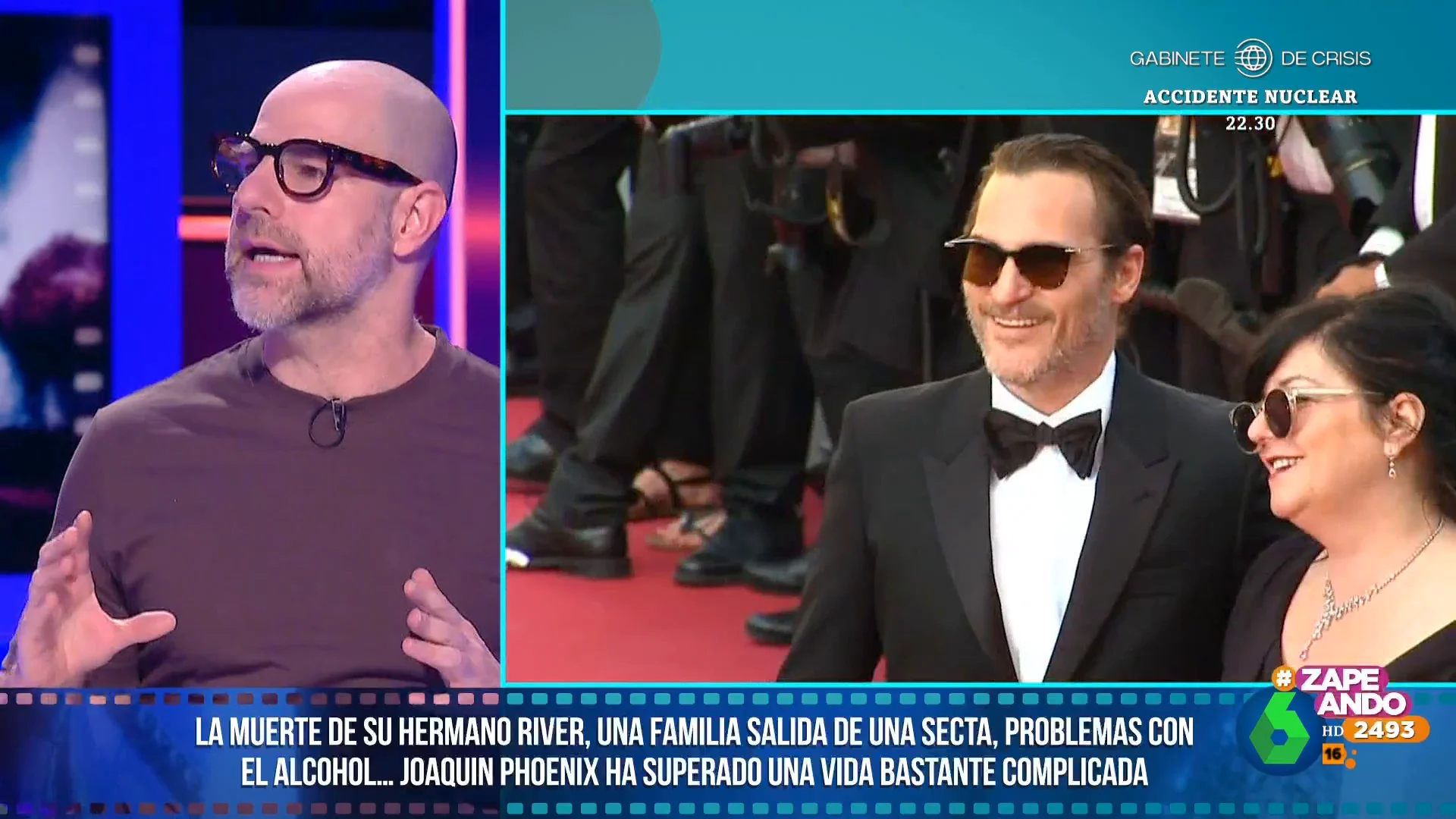 Alberto Rey, sobre la insólita aparición de Joaquin Phoenix en un programa de televisión: "Podría haber acabado con su carrera"