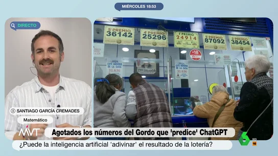 Un matemático expone la "despreciable" posibilidad de que nos toque el Gordo de Navidad: "Es como si acertásemos 16 veces seguidas en el 'cara o cruz'" Un matemático expone la "despreciable" posibilidad de que nos toque el Gordo de Navidad: "Es como si acertásemos 16 veces seguidas en el 'cara o cruz'"