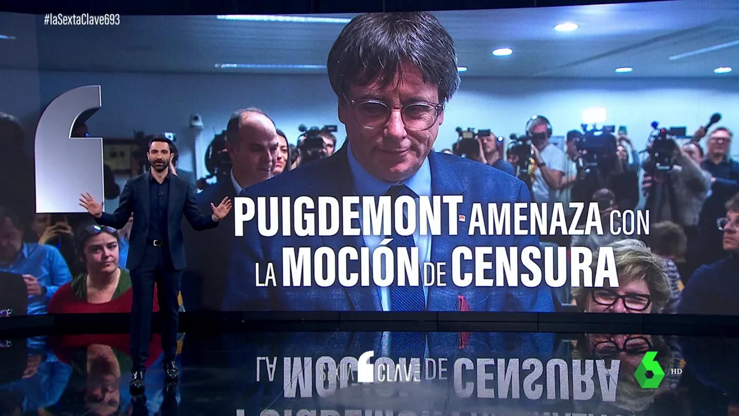 Puigdemont amenaza con una moción de censura al Gobierno: ¿un pacto inimaginable entre Junts y PP es posible? Puigdemont amenaza con una moción de censura al Gobierno: ¿un pacto inimaginable entre Junts y PP es posible?