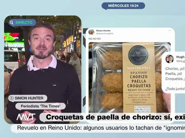 Un periodista británico desvela qué chef español con Estrella Michelín está detrás de las croquetas de paella con chorizo