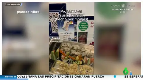 Así es el sushi 'bendito' hecho por monjas de clausura de un convento de Granada: "Cualquier día montan un kebab"