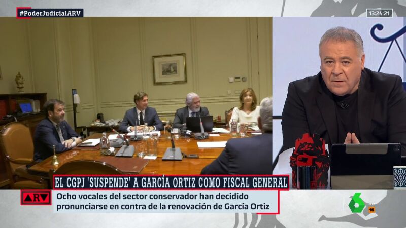 Ferreras, sobre el CGPJ: "No se renovó porque el PP se rajó en el último momento"