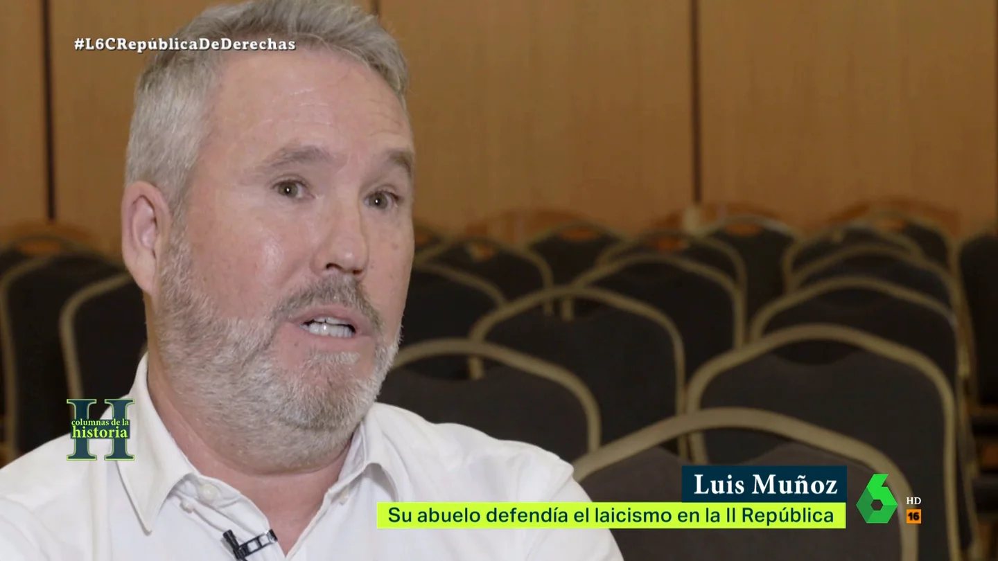 Habla el nieto de Luis Muñoz, el médico que luchó por el laicismo durante la República: "Llevábamos muchos años con la Iglesia adoctrinando" Habla el nieto de Luis Muñoz, el médico que luchó por el laicismo durante la República: "Llevábamos muchos años con la Iglesia adoctrinando"