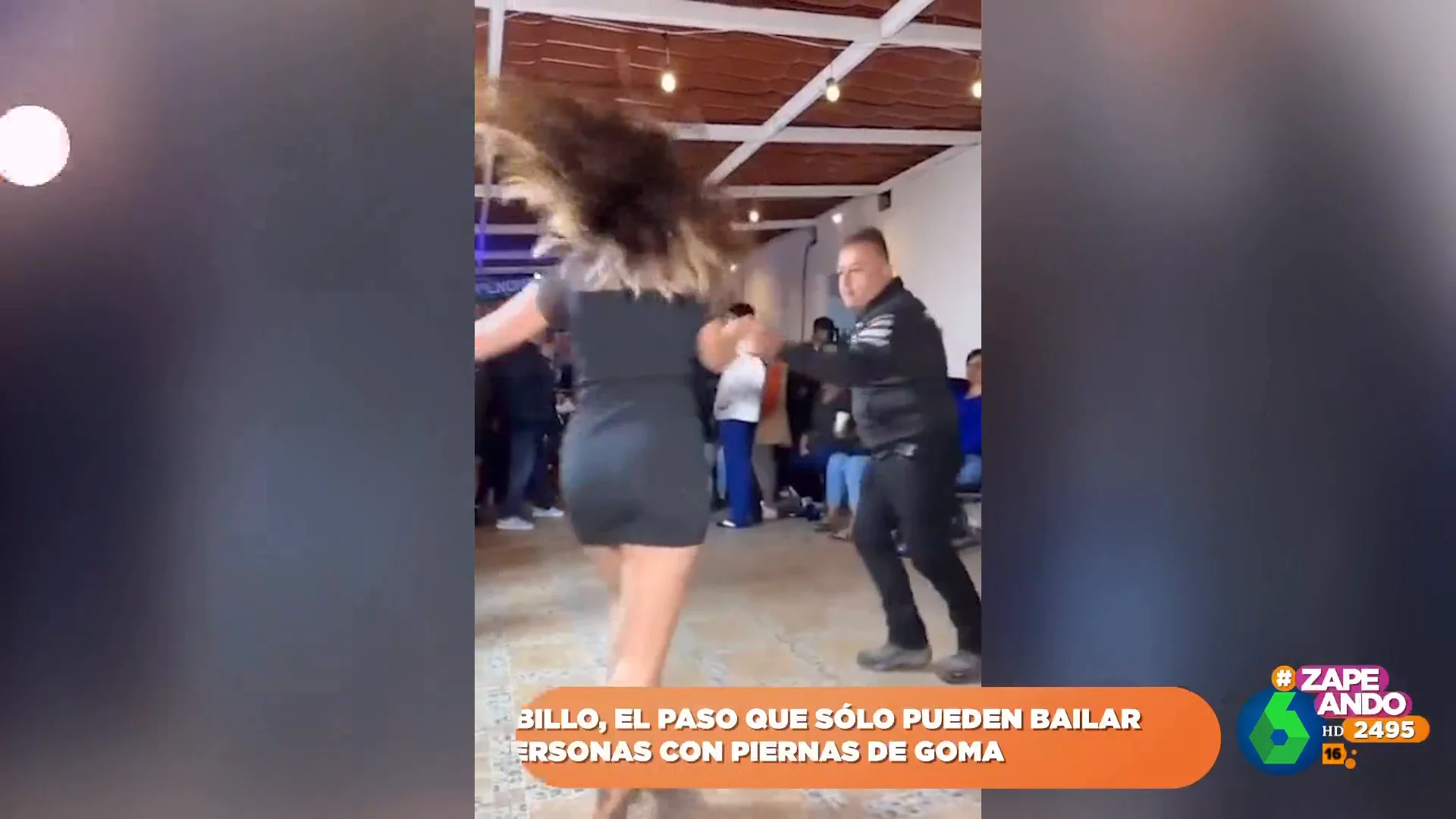 El curioso paso de baile solo apto para gente con piernas de goma