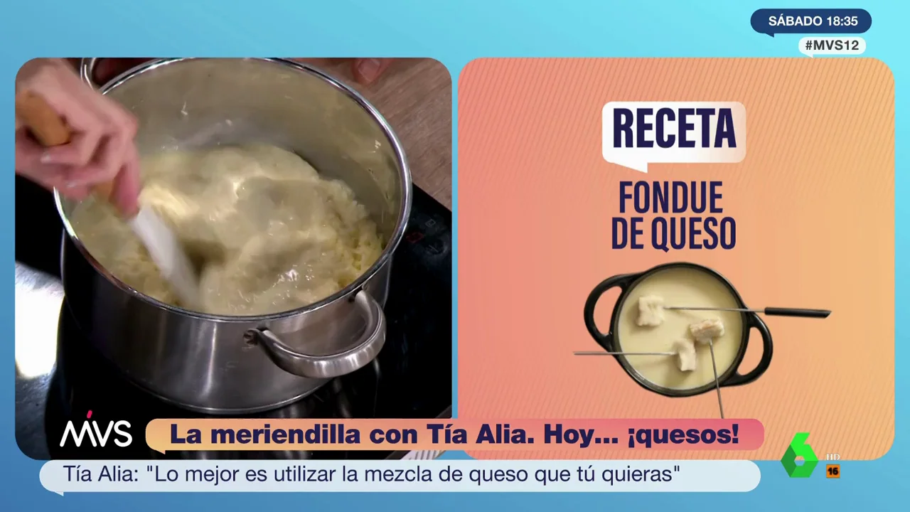 ¿Cómo se cocina una fondue de queso?