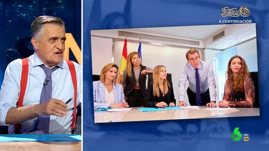 Wyoming analiza la foto de Feijóo con sus nuevas vicesecretarias: "Si no lidera la cuarta ola del feminismo es porque no quiere" Wyoming analiza la foto de Feijóo con sus nuevas vicesecretarias: "Si no lidera la cuarta ola del feminismo es porque no quiere"