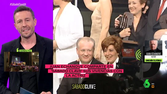 Juan Echanove ensalza a la Concha Velasco más reivindicativa: "Ha dado una enorme dignidad a la profesión" Juan Echanove ensalza a la Concha Velasco más reivindicativa: "Ha dado una enorme dignidad a la profesión"