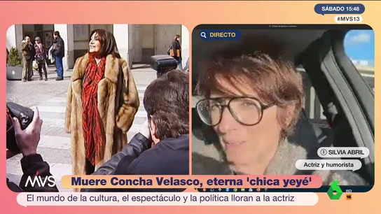 Silvia Abril habla en Más Vale Sábado sobre la muerte de Concha Velasco Silvia Abril habla en Más Vale Sábado sobre la muerte de Concha Velasco