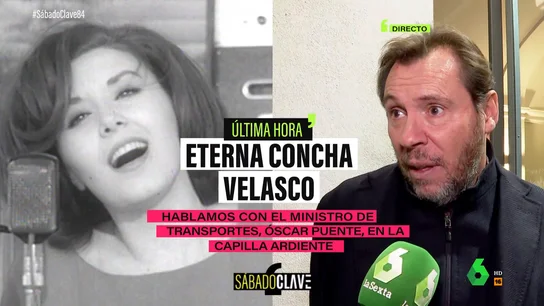 Óscar Puente alaba el orgullo vallisoletano de Concha Velasco Óscar Puente alaba el orgullo vallisoletano de Concha Velasco