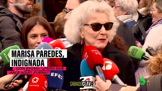 La actriz Marisa Paredes. La actriz Marisa Paredes.