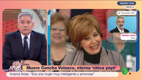 Boris Izaguirre, entre sollozos, destaca el apoyo de Concha Velasco al Orgullo LGTBI: "Habla mucho de cómo era ella" Boris Izaguirre, entre sollozos, destaca el apoyo de Concha Velasco al Orgullo LGTBI: "Habla mucho de cómo era ella"