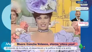 Imanol Arias, emocionado al recordar a la "enorme" Concha Velasco: "Hoy estoy llorando lo justo"