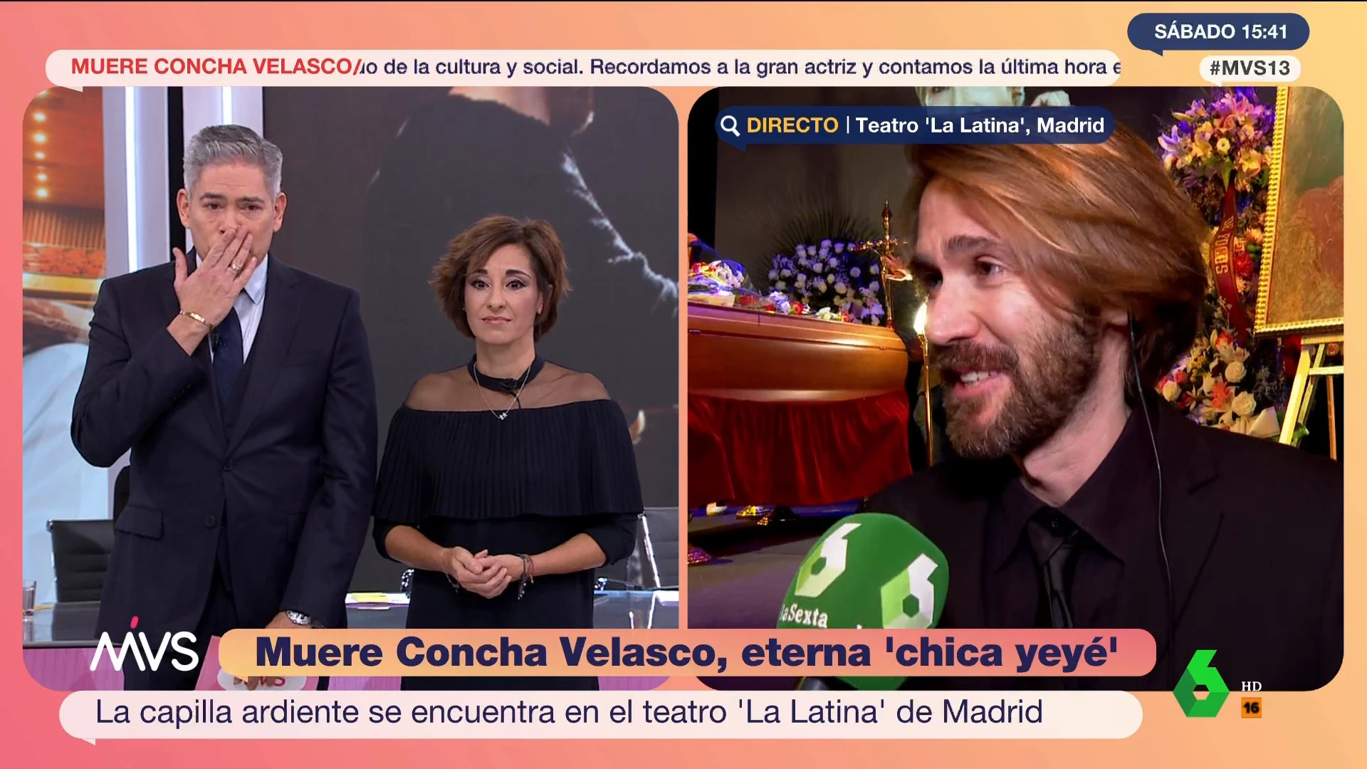 Manuel Velasco agradece a Boris Izaguirre que hiciera el último gran programa bonito de Concha Velasco