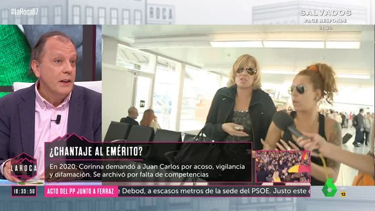 El periodista Fernando Rueda en La Roca El periodista Fernando Rueda en La Roca