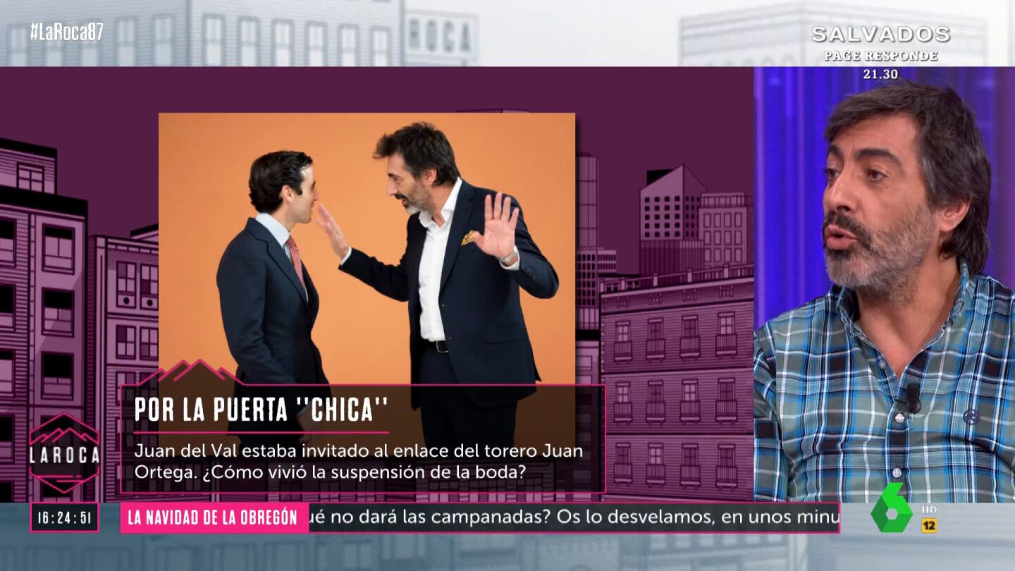 Juan del Val, sobre la decisi&oacute;n de Juan Ortega de suspender su boda: "La gesti&oacute;n de los tiempos es horrible"