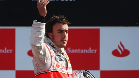 Fernando Alonso, en su año en McLaren Fernando Alonso, en su año en McLaren