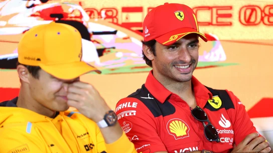 Carlos Sainz, con Lando Norris Carlos Sainz, con Lando Norris