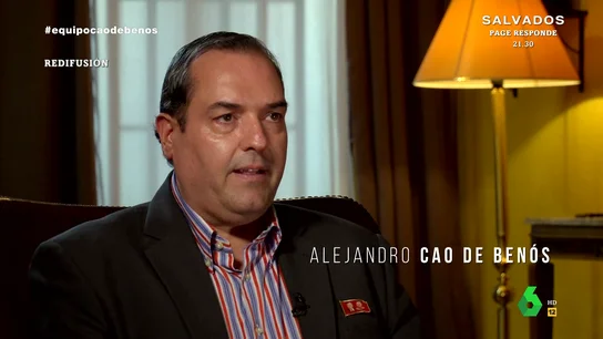 Las graves acusaciones de Cao de Benós al denunciar una "persecución política": "Me dijeron personas del Ministerio del Interior que iban a por mí" Las graves acusaciones de Cao de Benós al denunciar una "persecución política": "Me dijeron personas del Ministerio del Interior que iban a por mí"
