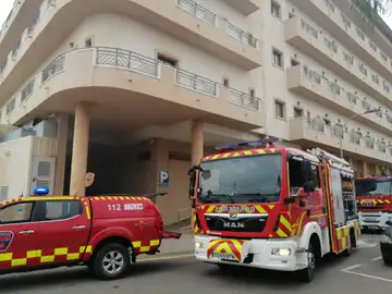 Un camión de bomberos de la Región de Murcia