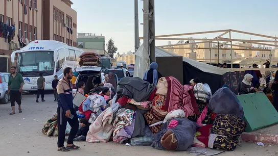 Las familias de Gaza, cada vez más acorraladas ante la feroz avanzada de Israel Las familias de Gaza, cada vez más acorraladas ante la feroz avanzada de Israel