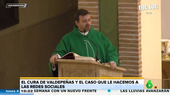 El dardo del cura de Valdepeñas en plena misa: "A veces estamos más pendientes del Instagram que del señor" El dardo del cura de Valdepeñas en plena misa: "A veces estamos más pendientes del Instagram que del señor"