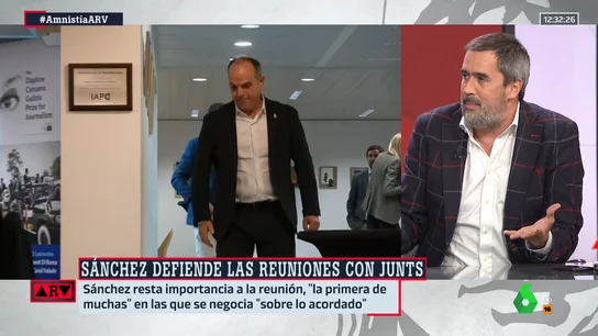 Carlos E. Cué, sobre la reunión entre PSOE y Junts: "Si se está haciendo algo noble, no hace falta hacerlo así" Carlos E. Cué, sobre la reunión entre PSOE y Junts: "Si se está haciendo algo noble, no hace falta hacerlo así"