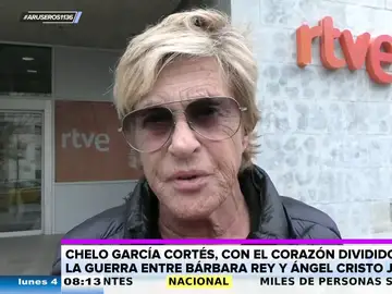 Chelo García Cortes responde a las palabras de Ángel Cristo Jr. sobre Bárbara Rey: &quot;Espero que sepa lo que está haciendo&quot;