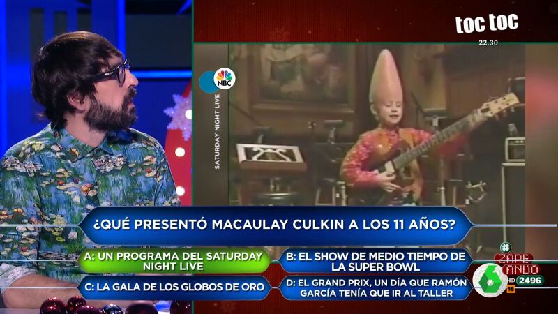 Iñaki Urrutia pone a prueba a los zapeadores con "¿Quién quiere ser Macaulay Culkin?"